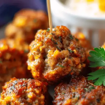 BEST Creole Sausage Balls