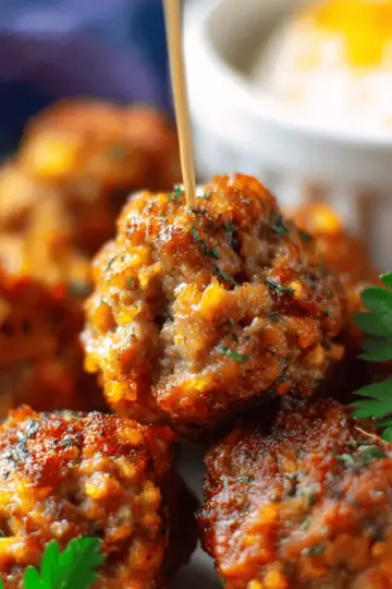 BEST Creole Sausage Balls