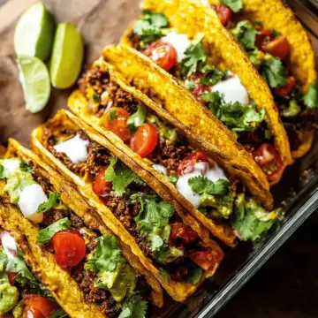 Crispy Baked Beef Tacos