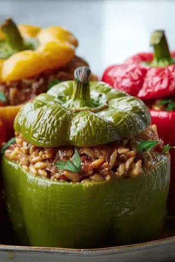 Slow Cooker Stuffed Peppers