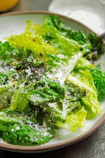Lemon Parmesan Lettuce Salad Recipe