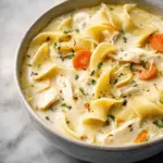 Easy Creamy Chicken Noodle Soup