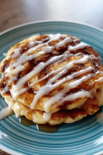 Cinnamon Roll Pancakes