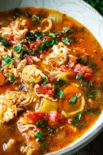 Sicilian Chicken Soup