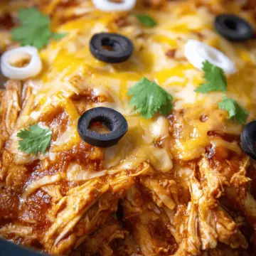 Slow Cooker Chicken Enchiladas