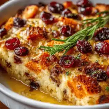 Sweet Potato & Cranberry Gratin Recipe