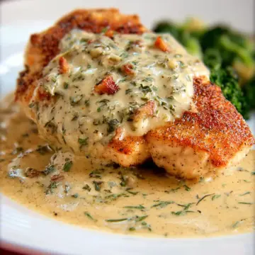 Chicken In Basil Cream Sauce