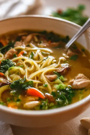 Ginger Chicken Noodle Soup