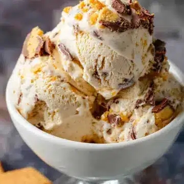 Homemade Butterfinger Ice Cream Recipe