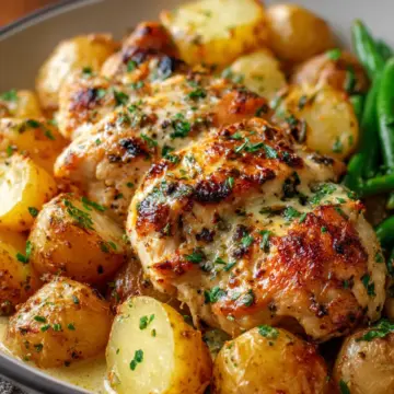 Garlic Parmesan Chicken and Potatoes