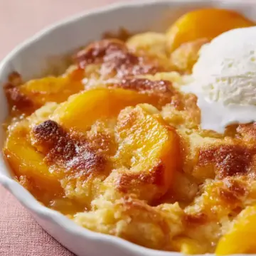 Bisquick Peach Cobbler