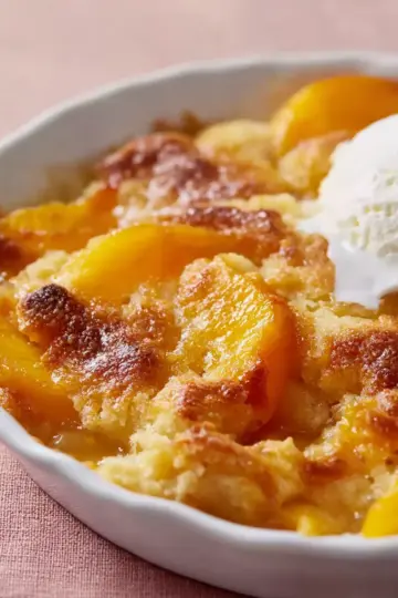 Bisquick Peach Cobbler