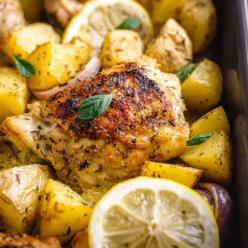 Easy Greek Lemon Chicken and Potatoes