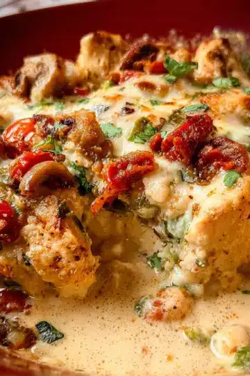 Tuscan Chicken Casserole