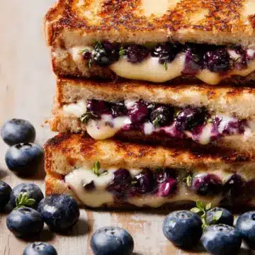 Blueberry Grilled Cheese Sandwiches
