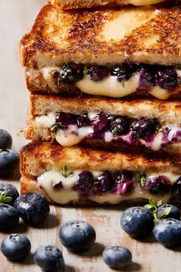 Blueberry Grilled Cheese Sandwiches