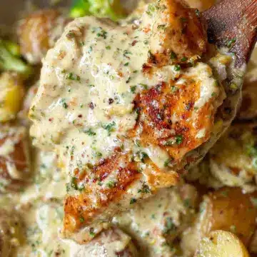 Creamy Garlic Parmesan Chicken and Potatoes