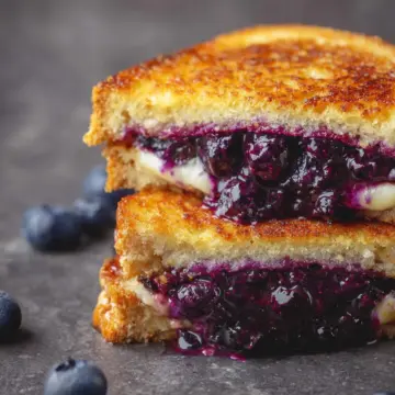 Blueberry Grilled Cheese Sandwich