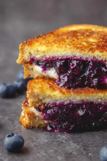 Blueberry Grilled Cheese Sandwich