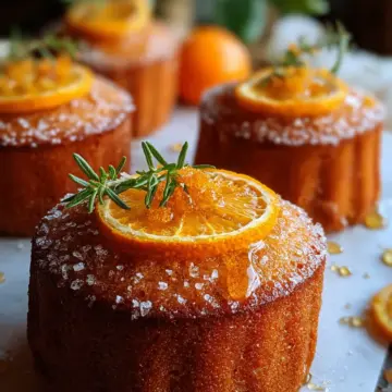 orange ginger honey cakes