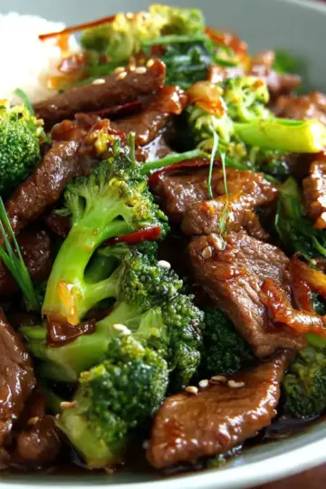 Chinese Beef and Broccoli