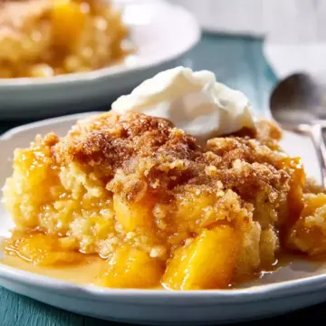 Peach Dump Cake