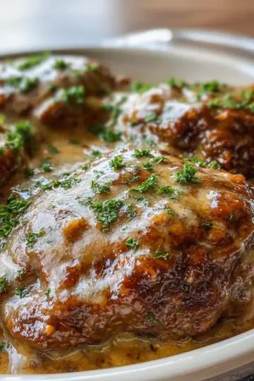 Amish Hamburger Steak Bake