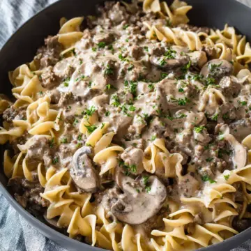Ground Beef Stroganoff Recipe