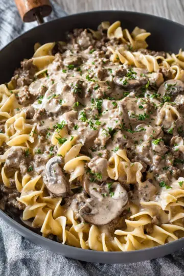 Ground Beef Stroganoff Recipe