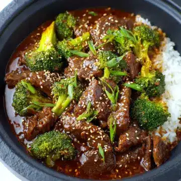 Chinese Style Beef and Broccoli {Slow Cooker Fakeaways}