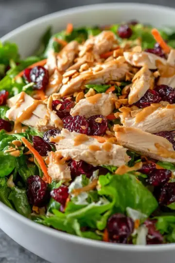 Asian Chicken Cranberry Salad