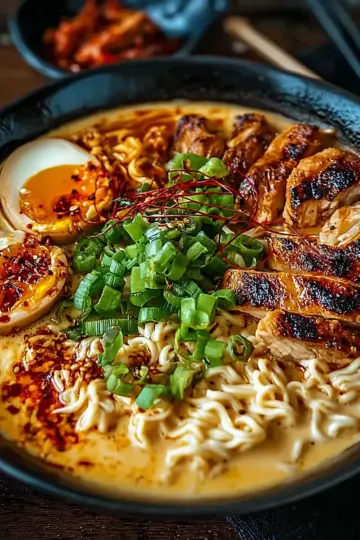 Fiery Chicken Ramen A Simple Spicy Creamy Recipe