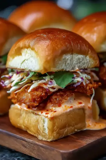 Bang Bang Chicken Sliders