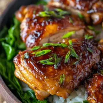 Honey Garlic Chicken Thighs