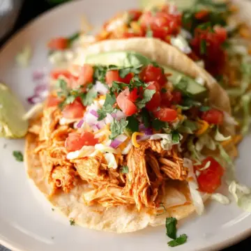 Shredded Chicken Tacos