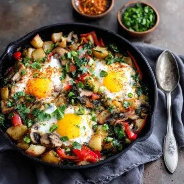 Loaded Veggie Breakfast Skillet