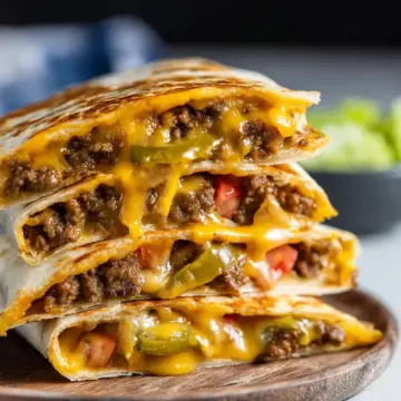 Cheeseburger Quesadillas