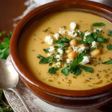 Creamy Chickpea Soup