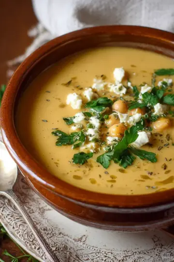 Creamy Chickpea Soup