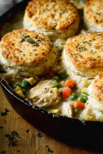 Biscuit Chicken Pot Pie