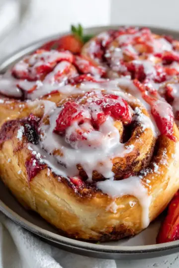 Strawberry Cinnamon Rolls