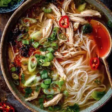 Ginger Garlic Chicken Noodle Soup