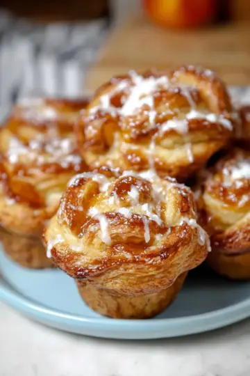 Peach Pie Cruffins