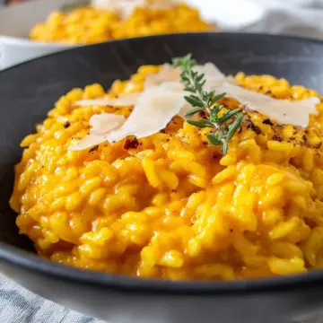 Pumpkin risotto