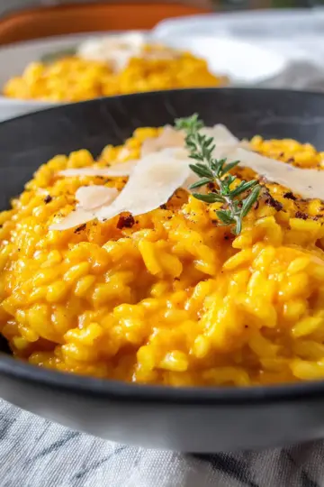 Pumpkin risotto