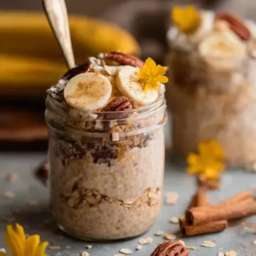 Banana Bread Overnight Oats