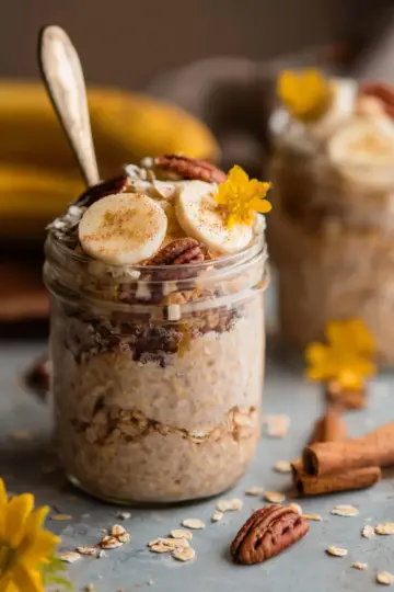 Banana Bread Overnight Oats
