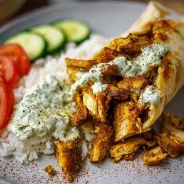 Chicken Shawarma with Garlic Sauce