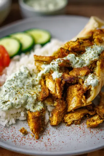 Chicken Shawarma with Garlic Sauce