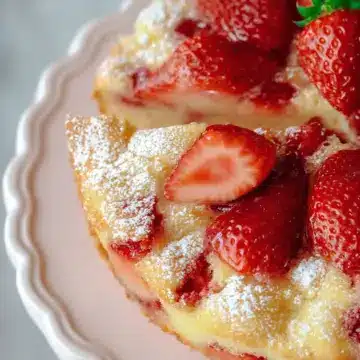 French Strawberry Cake